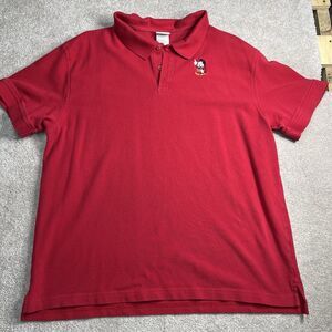 Disney Parks Mickey Mouse Polo Shirt Men's‎ Size XXL Authentic Original Red
